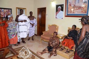 Adanwomase hene visit to kumasi