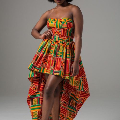 Kente African Dress African Prom Dresses for Sale 1 Africa Blooms